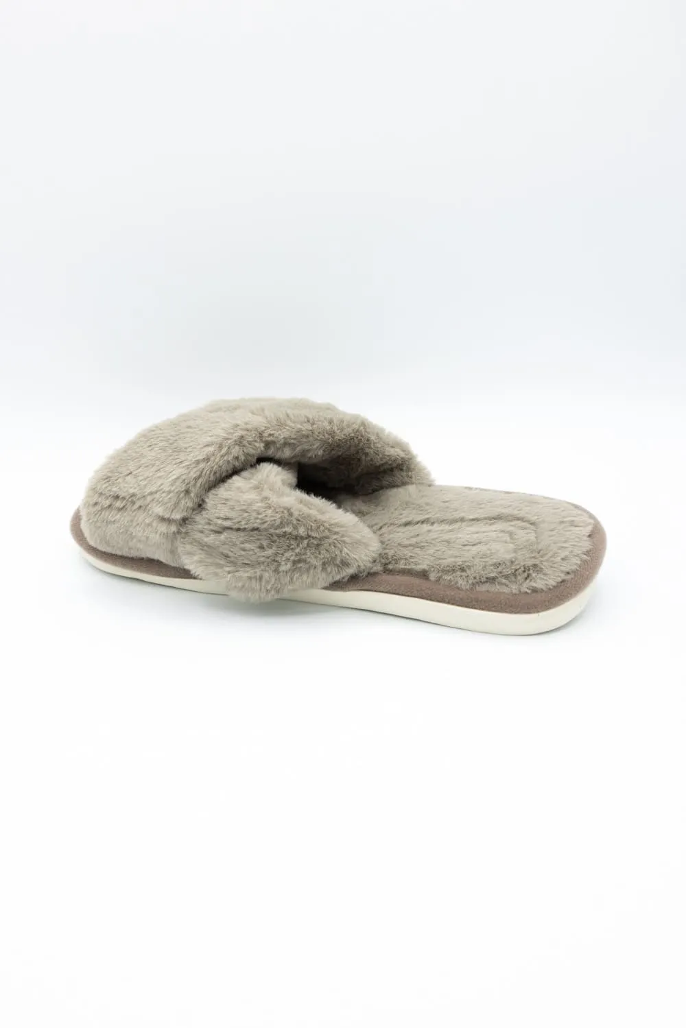 Cross Slippers for Women in Taupe | WSL220156TPE sold by Glik’s product image thumbnail 4