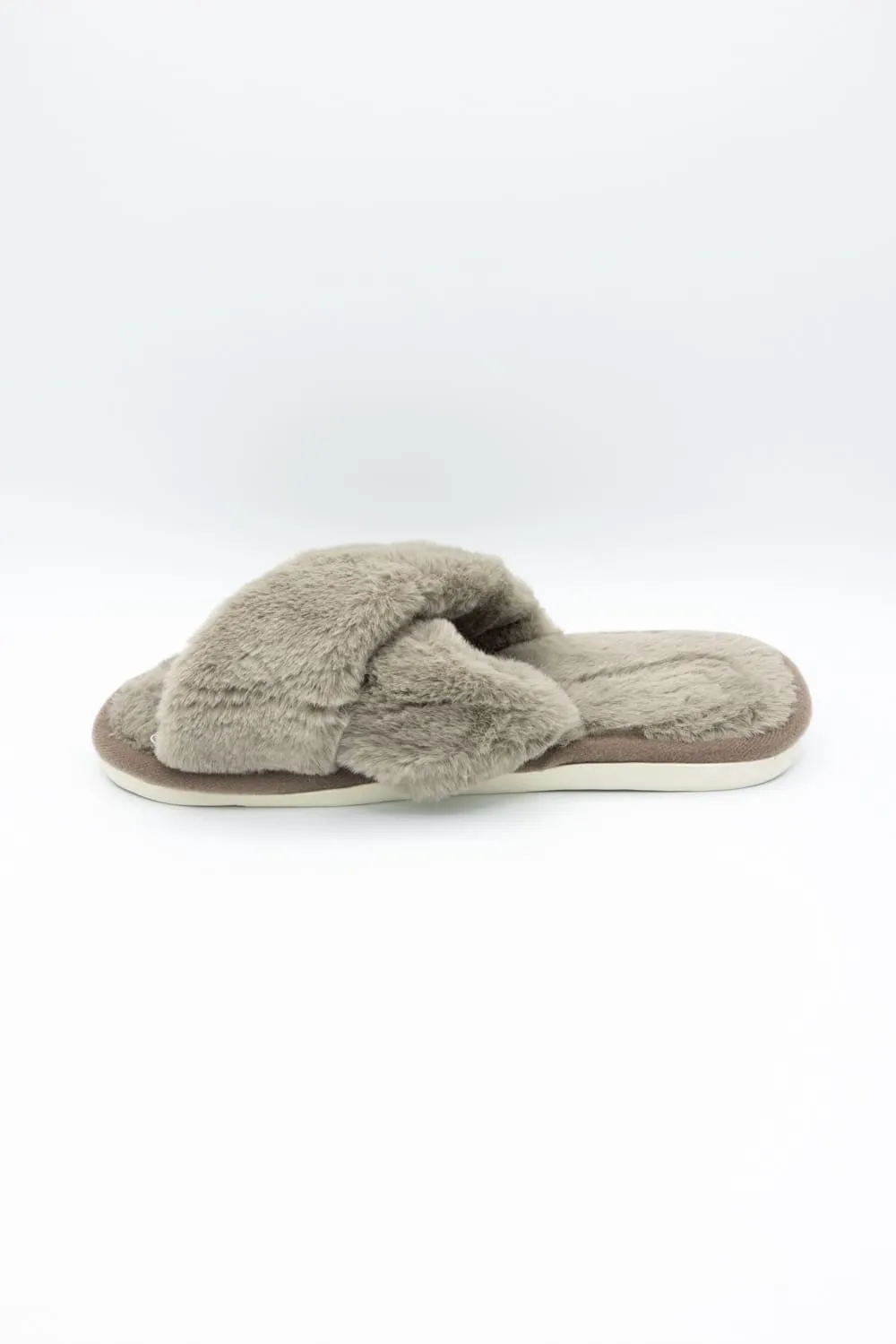 Cross Slippers for Women in Taupe | WSL220156TPE sold by Glik’s product image thumbnail 5