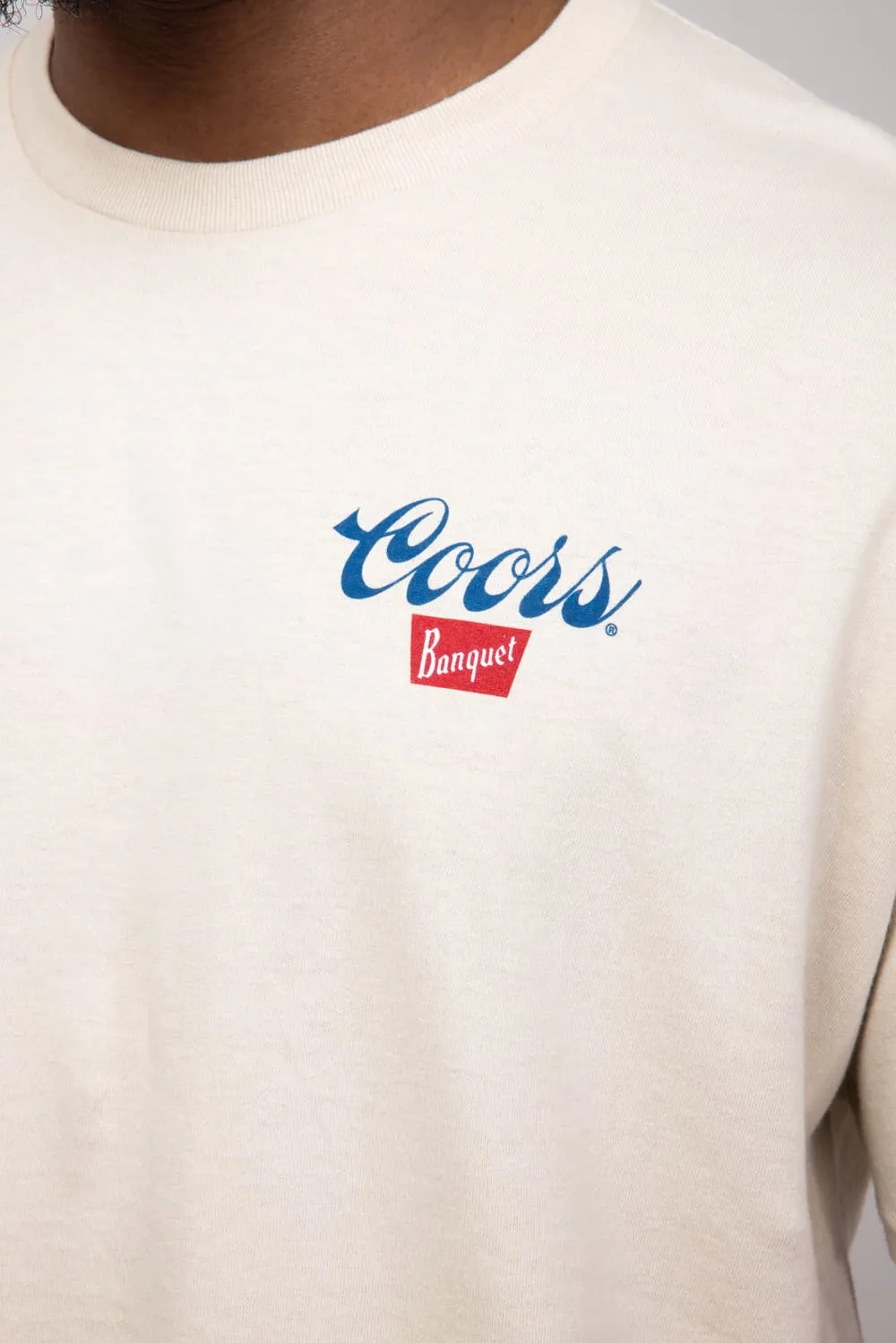Coors Banquet Heritage T-Shirt for Men in Sand | 14870-867A-SAND sold by Glik’s product image thumbnail 3