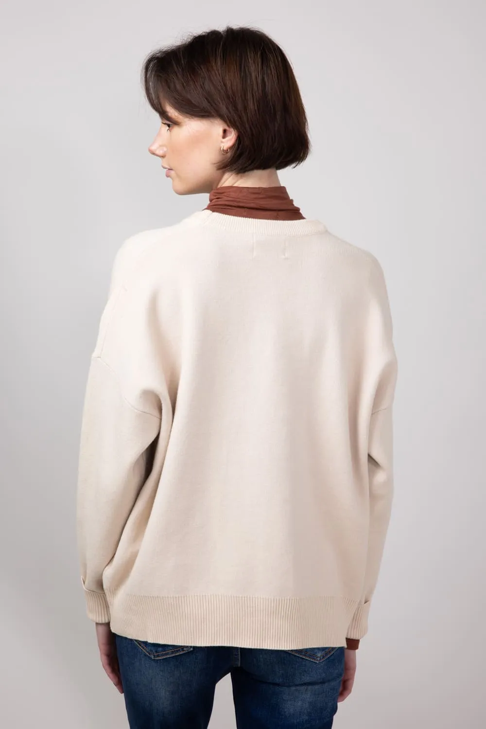 Gameday Sweater for Women in Oat/Taupe | GW18GD-OATTPE sold by Glik’s product image thumbnail 2