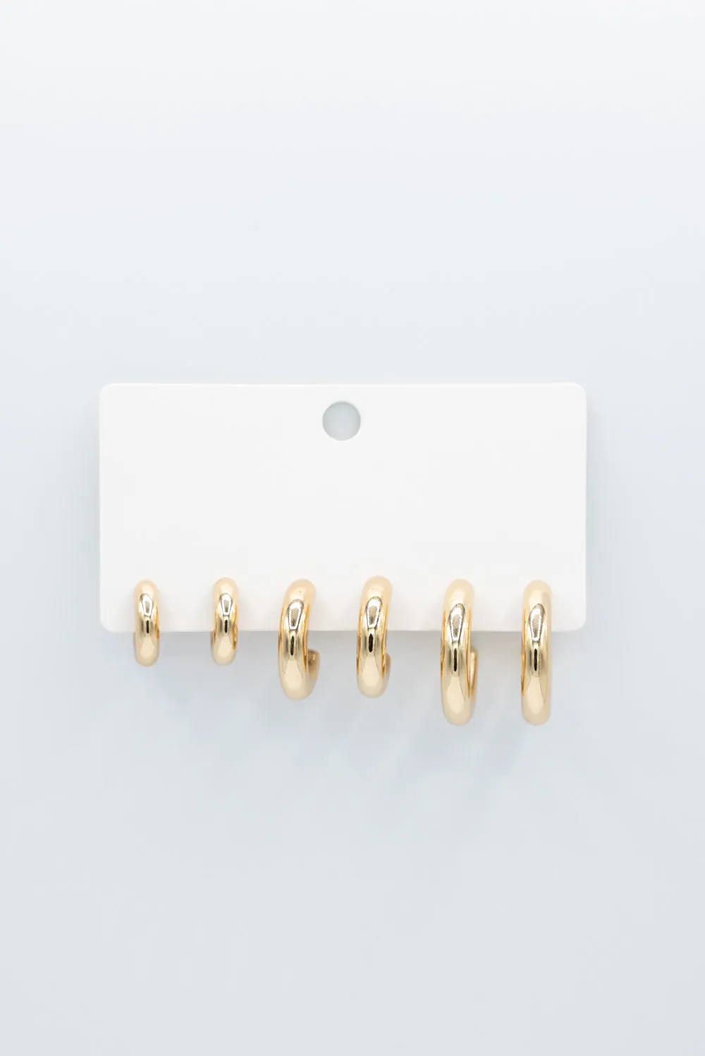 Earring Hoop Set of 3 in Gold | TE10427GD sold by Glik’s