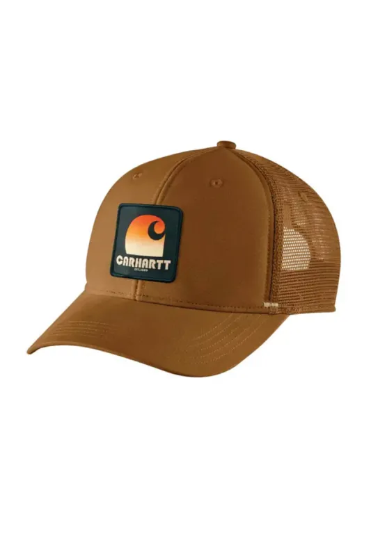 Carhartt Canvas C Patch Cap in Brown | 106132-BRN sold by Glik’s