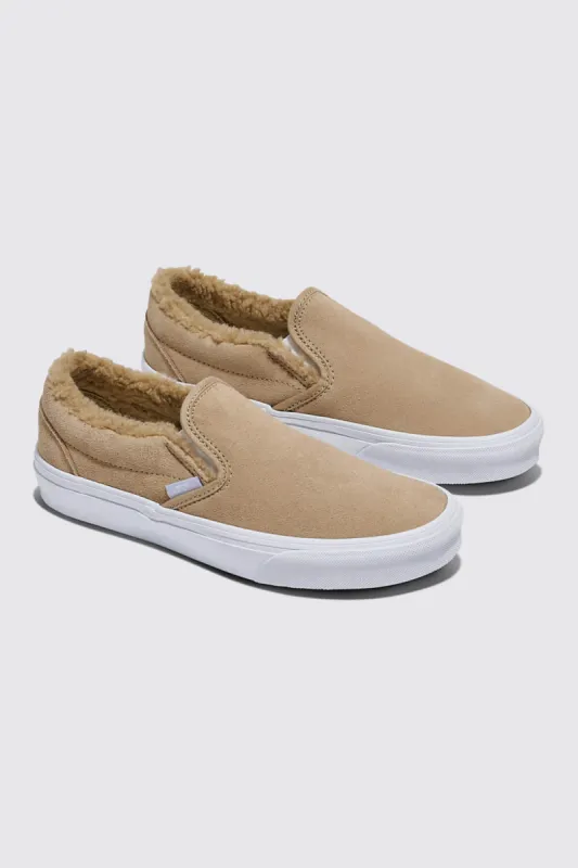 Vans Classic Slip-On Van’s Shoes for Women in Cozy Brown | VN0A2Z41DFN sold by Glik’s