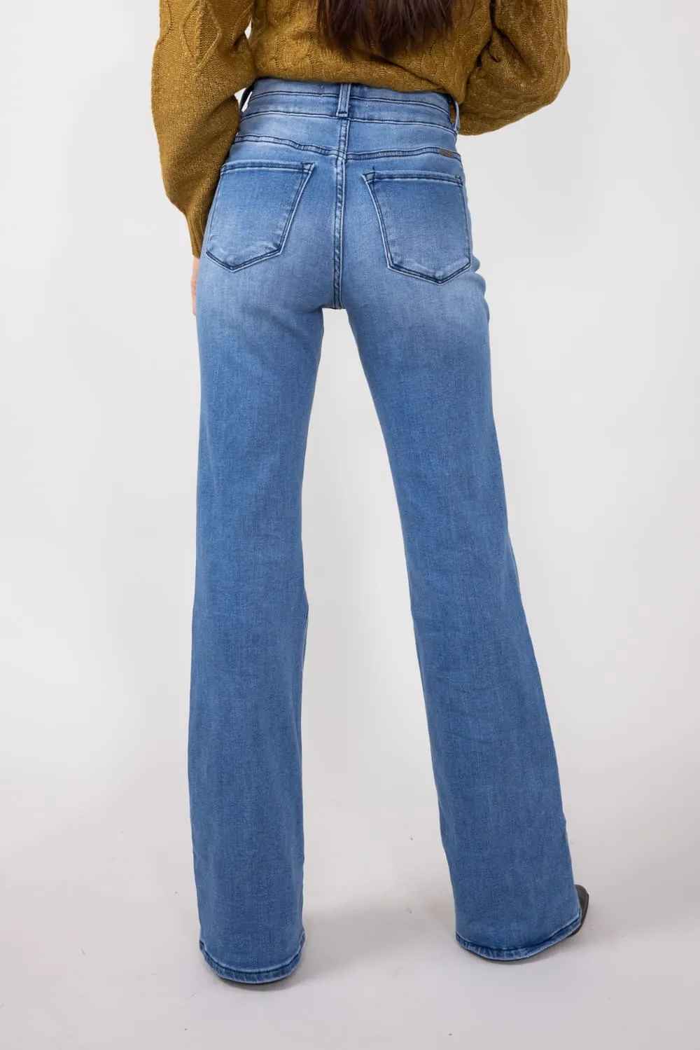 KanCan High-Rise Flared Wide Leg Jeans for Women | KC20020M sold by Glik’s product image thumbnail 2