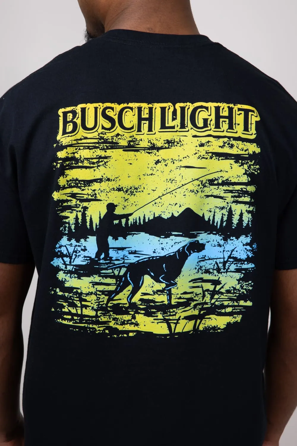 Busch Wildlife on Water T-Shirt for Men in Black | 16682-308B-BLK sold by Glik’s product image thumbnail 3
