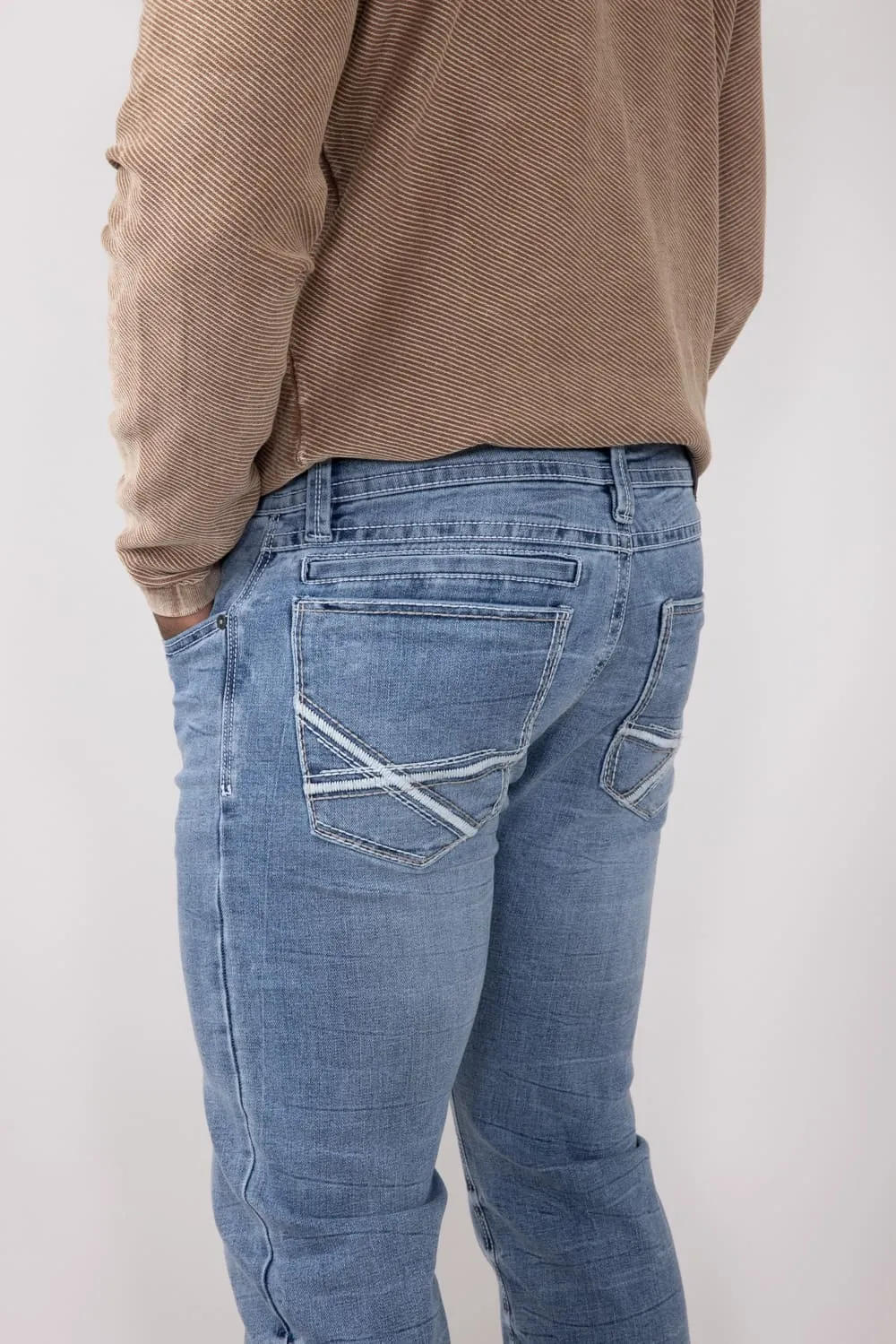 Axel Jeans Owen Cave Bootcut Athletic Jeans for Men | AXMB0084-OWEN sold by Glik’s product image thumbnail 2