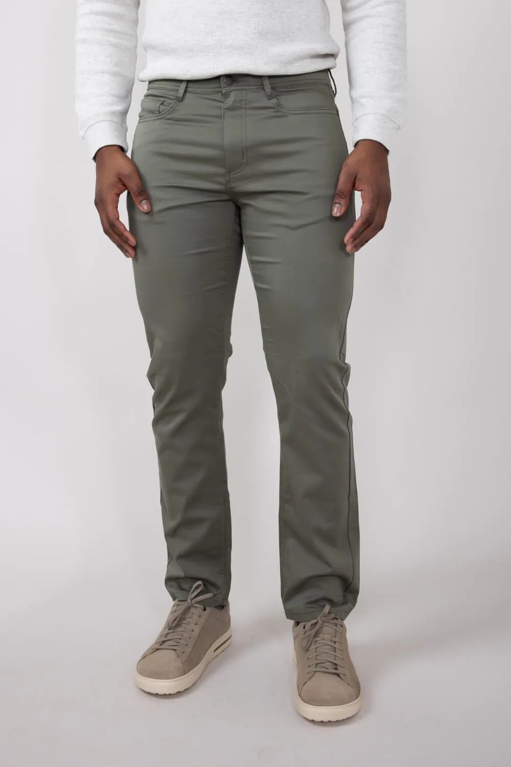 Copper & Oak Air Luxe Pants for Men in Soft Olive | K4F714-SOFTOLIVE sold by Glik’s product image thumbnail 3