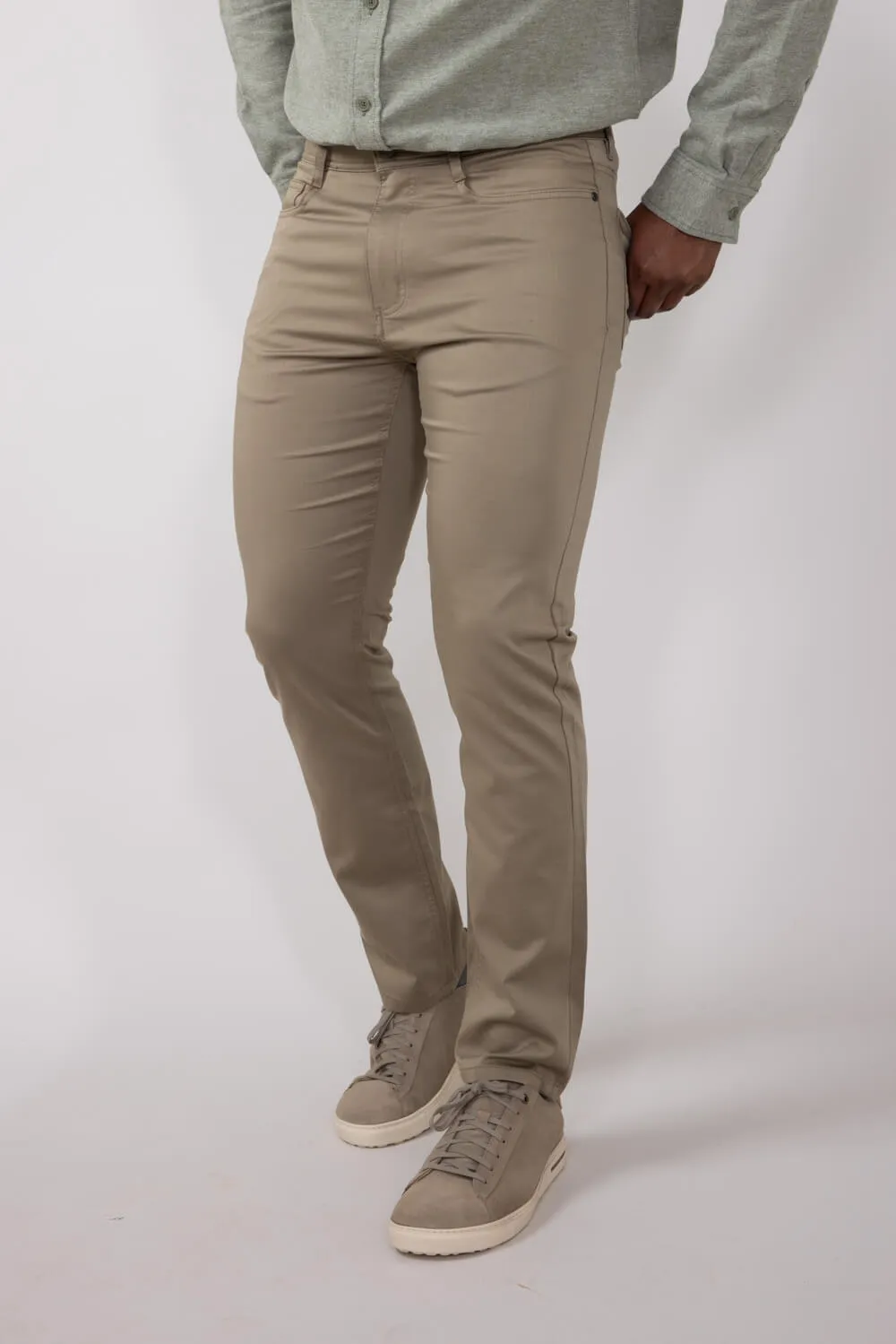 Copper & Oak Air Lux Pants for Men in Suede Khaki | K4F714-SUEDEDKHAKI sold by Glik’s