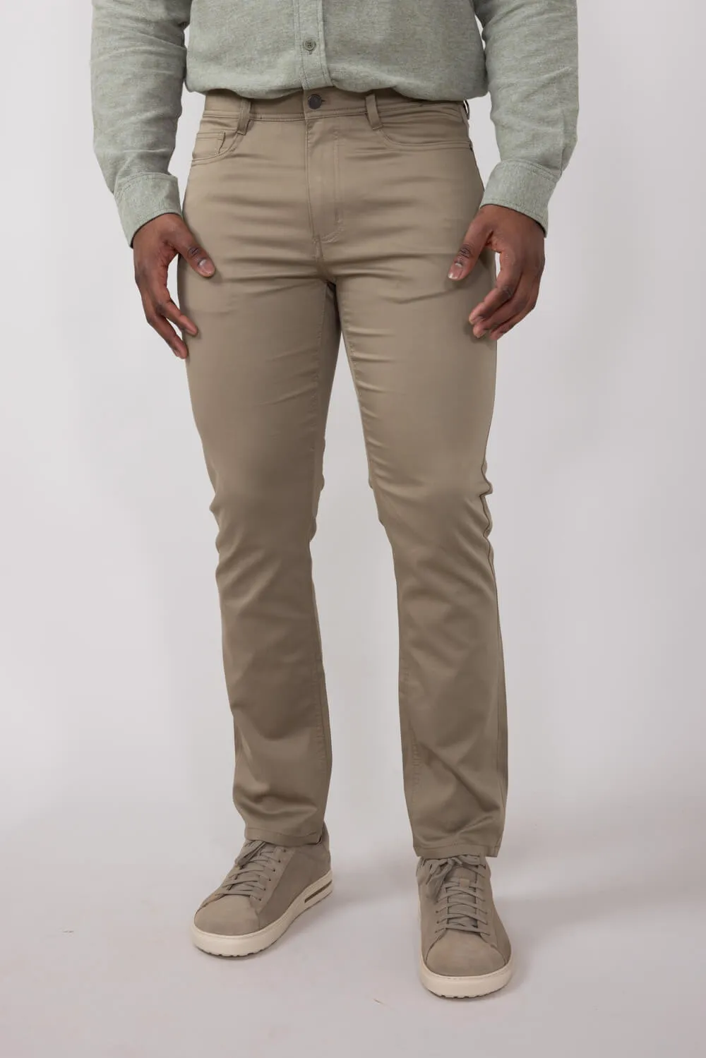 Copper & Oak Air Lux Pants for Men in Suede Khaki | K4F714-SUEDEDKHAKI sold by Glik’s product image thumbnail 3