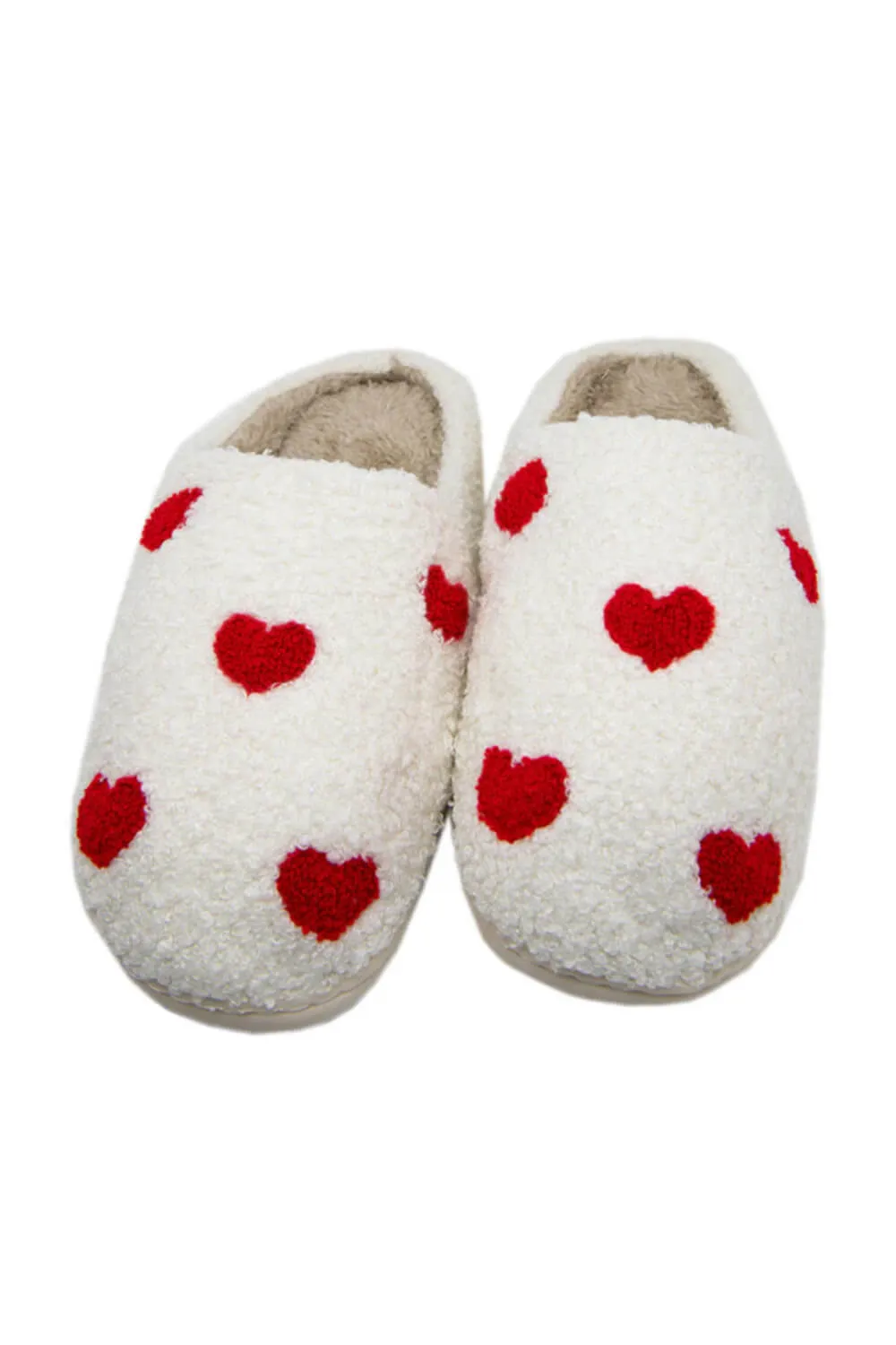 Red Heart Slippers for Women in White | KDC-SLPR-101-WHT sold by Glik’s product image thumbnail 2