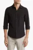 Denim & Flower Dressy Tech Stretch Shirt for Men in Black | CTL-9861-BLK sold by Glik’s