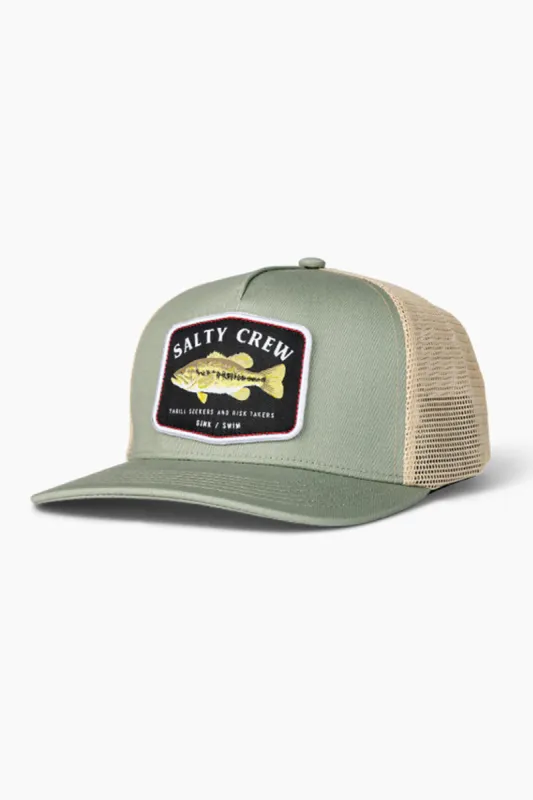 Salty Crew Bigmouth Trucker Hat for Men in Green | 35035338 made by Glik’s