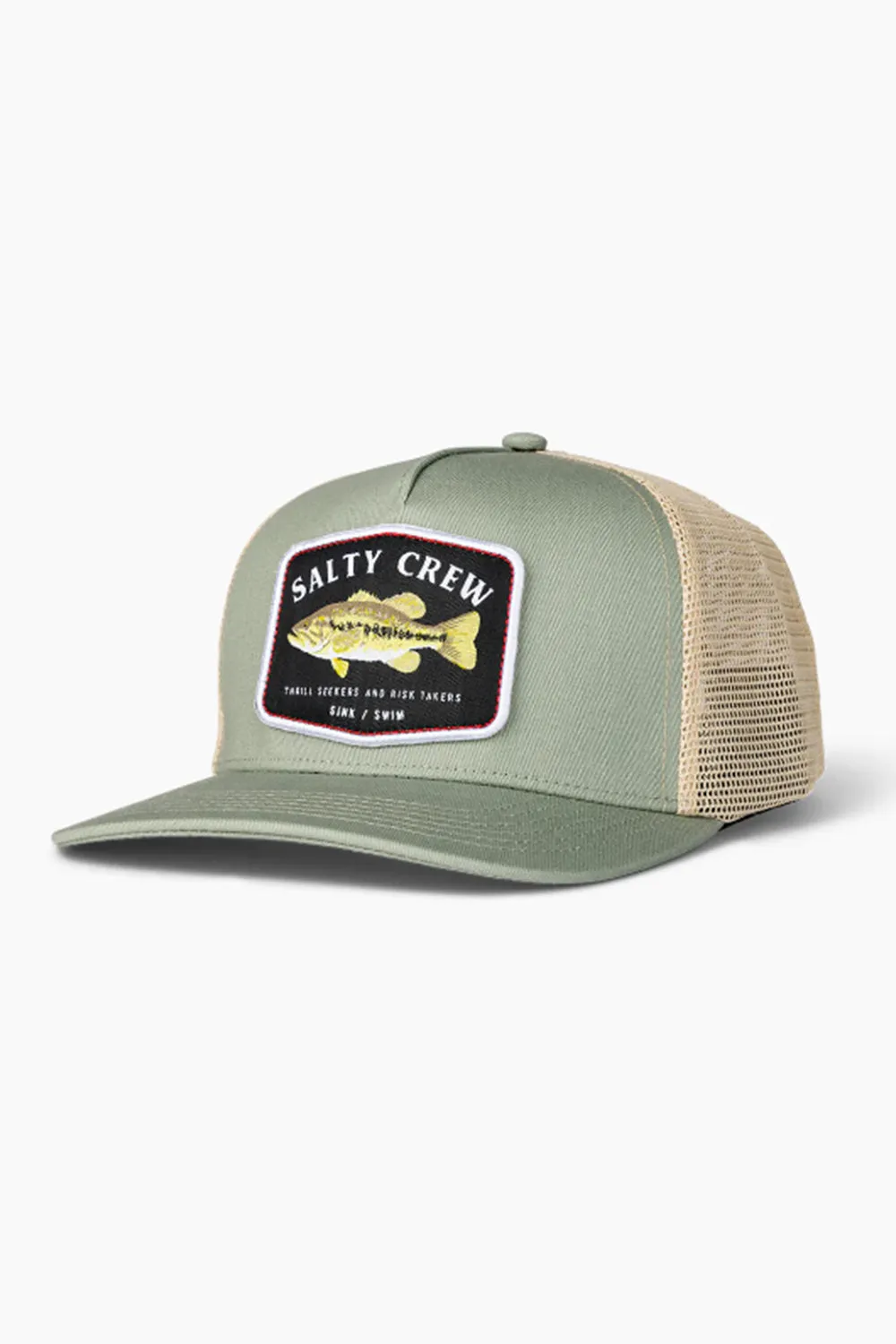 Salty Crew Bigmouth Trucker Hat for Men in Green | 35035338 sold by Glik’s