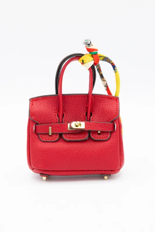 Mini Purse Charm in Red | BAK510005-RED sold by Glik’s
