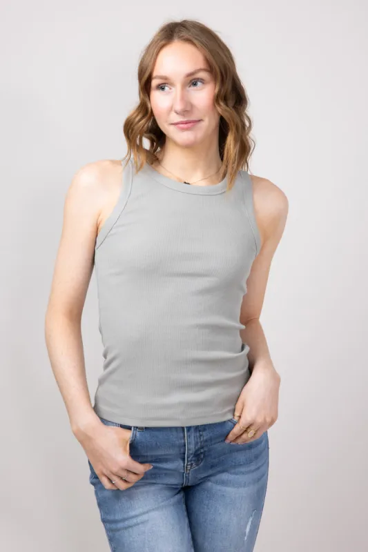 Thread & Supply Edlin Tank Top for Women in Forest Fog | T2338BRTS-FORESTFOG sold by Glik’s