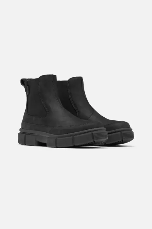 Sorel Explorer STRT Chelsea Booties for Women in Black | 2078061-010 sold by Glik’s
