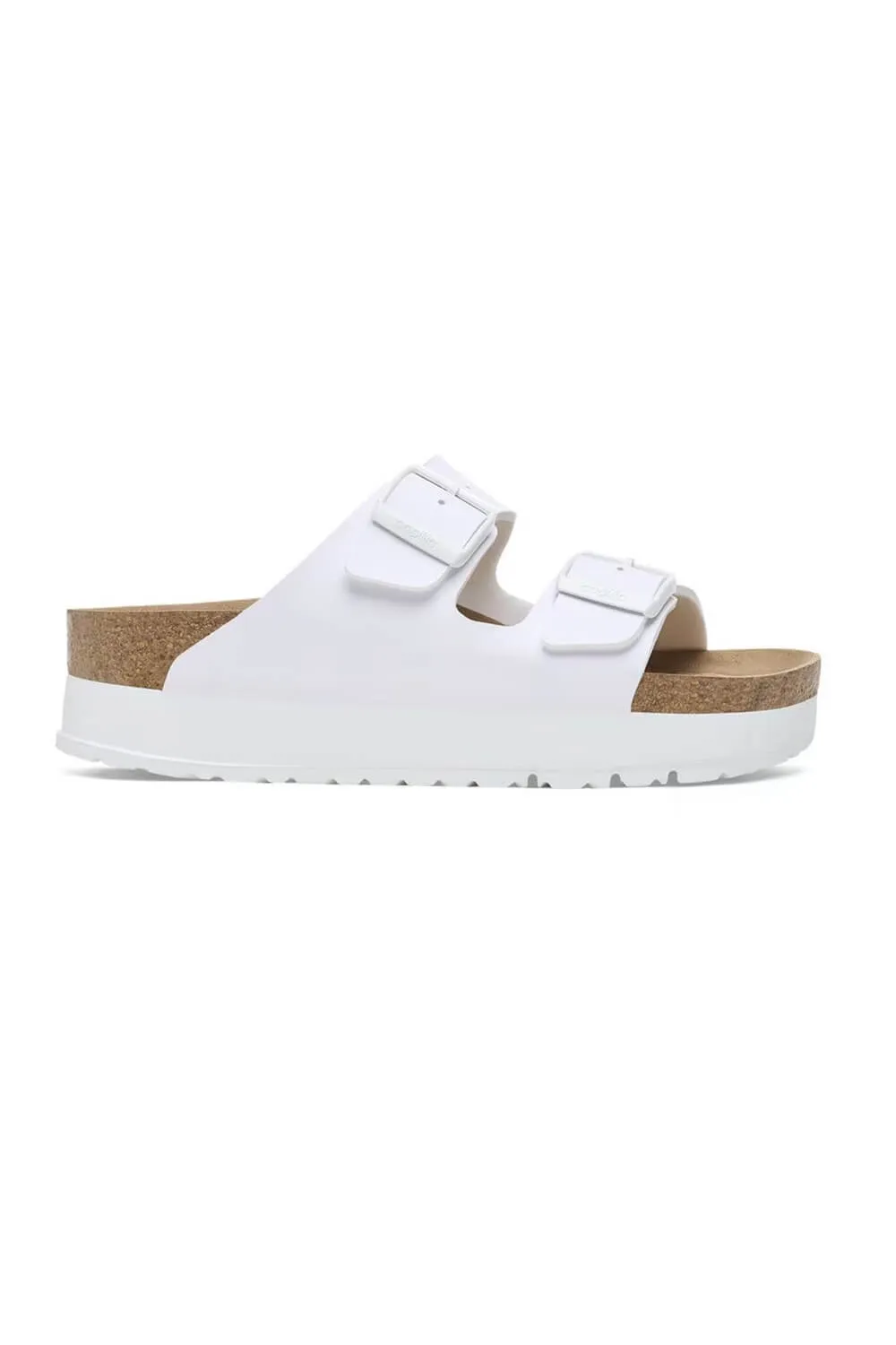 Papillio by Birkenstock Arizona Flex Birko-Flor Platform Sandals for Women in White | 1027416 sold by Glik’s product image thumbnail 5