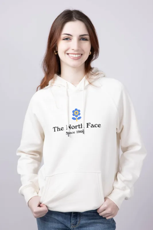 The North Face Strange Colorful World Hoodie for Women in White Dune | NF0A8B9N-QLI sold by Glik’s