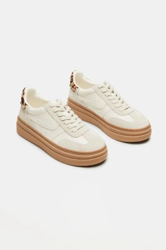 Steve Madden Dodge Sneakers for Women in Bone | DODGE-BONE sold by Glik’s