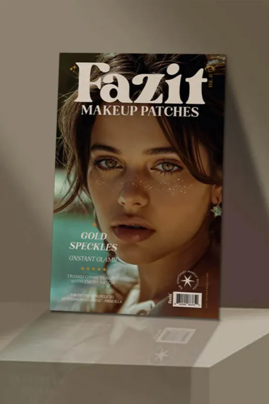 Gold Glitter Freckles Makeup Patches | GOLDSPECKLES made by Glik’s