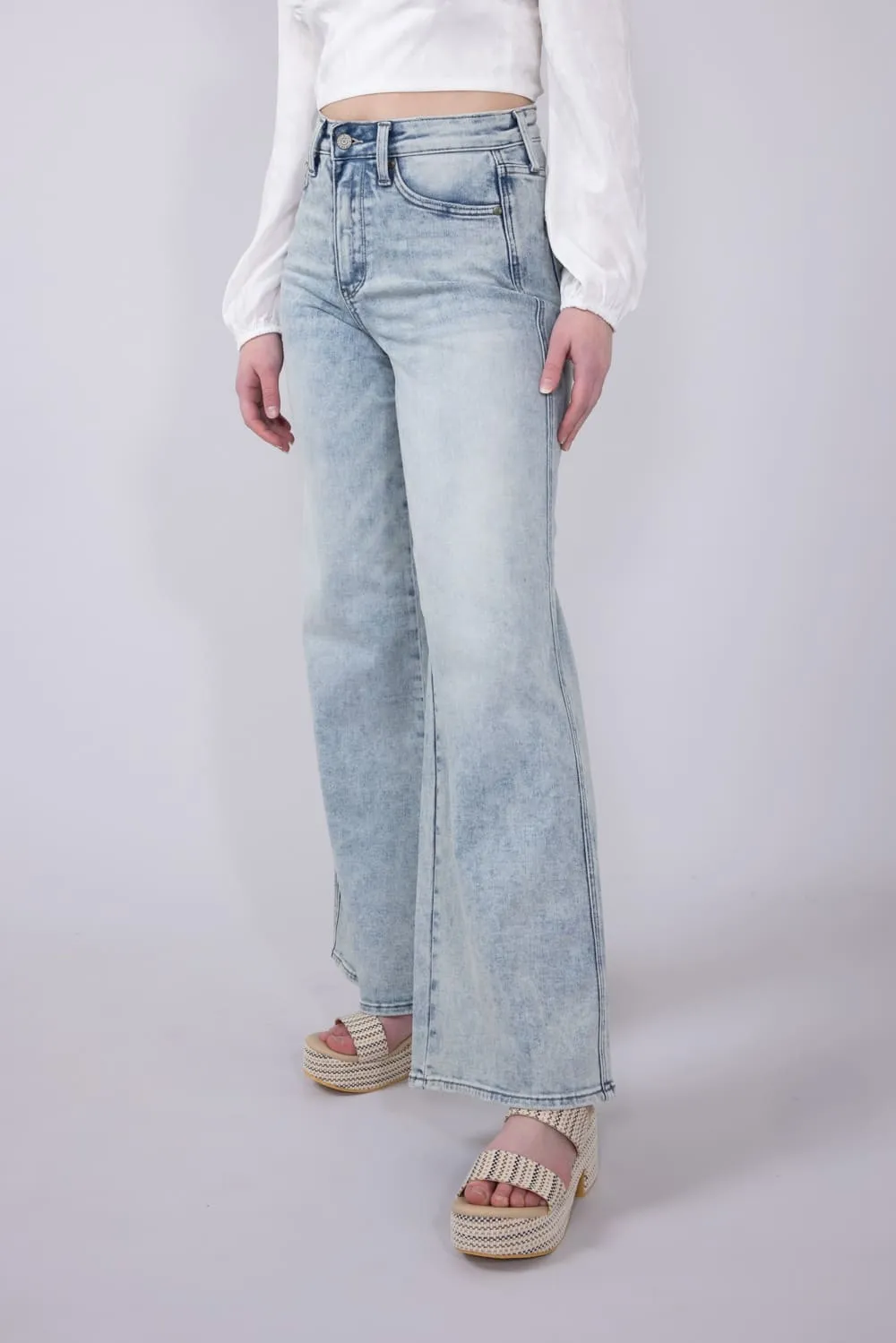 Judy Blue High Rise Retro Wide Leg Jeans for Women | 88867REG sold by Glik’s product image thumbnail 3