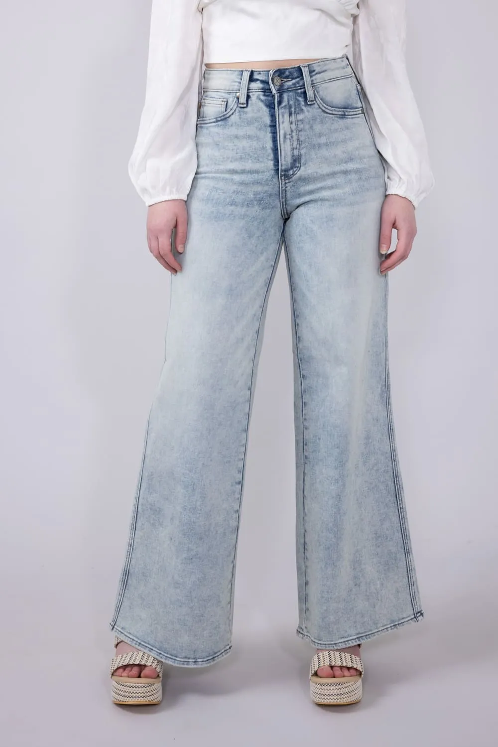 Judy Blue High Rise Retro Wide Leg Jeans for Women | 88867REG sold by Glik’s