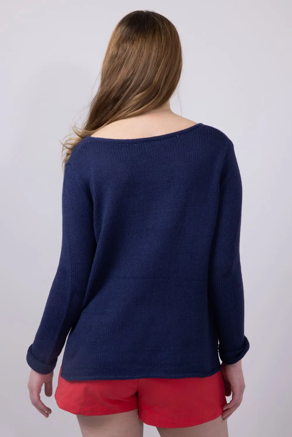 Miracle Lake Life Sweater for Women in Navy/Ivory | F139-NAVYIVORY sold by Glik’s product image thumbnail 3
