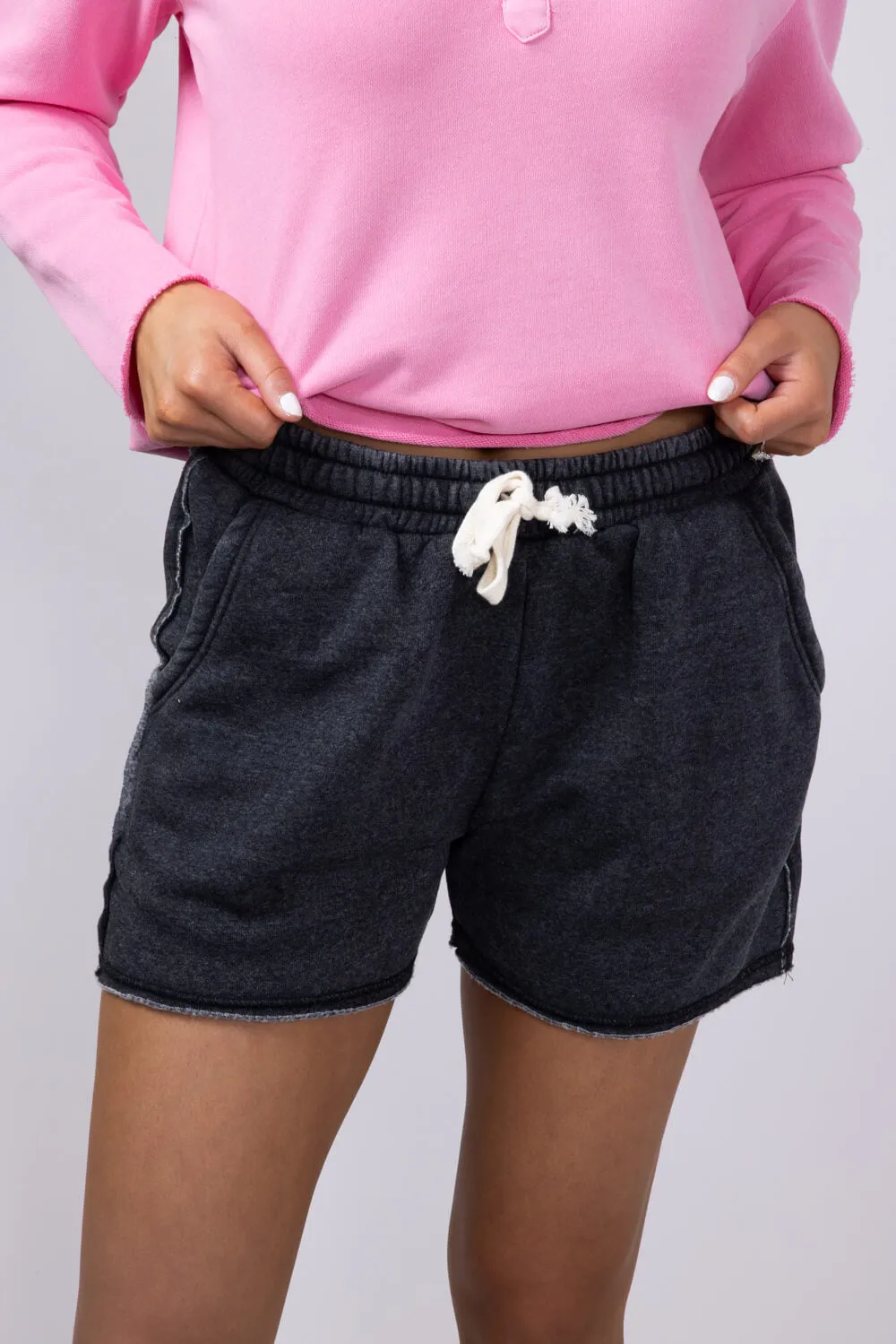 Super Soft Lounge Shorts for Women in Black | DZ24C274-BLACK sold by Glik’s product image thumbnail 3