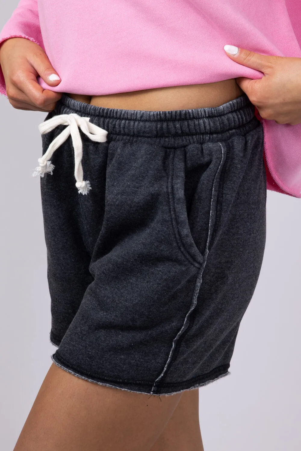 Super Soft Lounge Shorts for Women in Black | DZ24C274-BLACK sold by Glik’s product image thumbnail 4