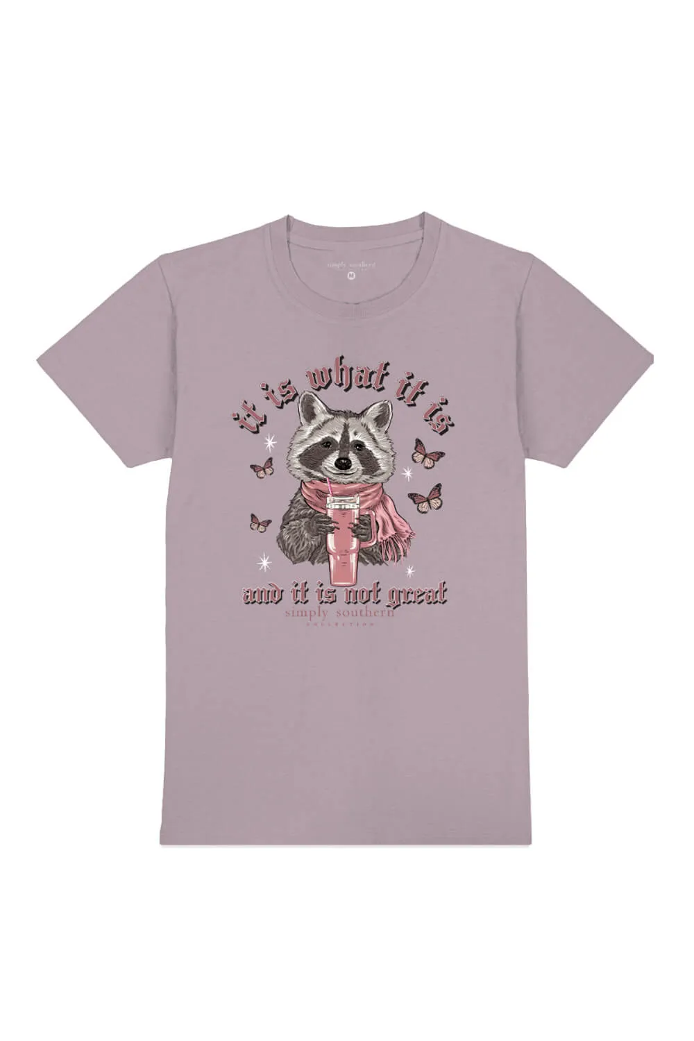 Simply Southern It Is What It Is Raccoon T-Shirt for Women in Purple | SS-RACCOON-PARAGON sold by Glik’s product image thumbnail 2