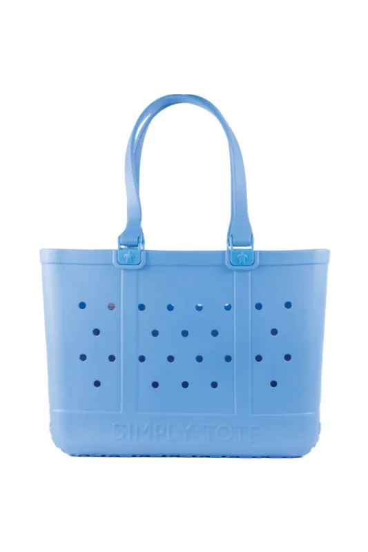 Simply Southern Large Waterproof Tote Bag in Wave Blue | 0125-SIMPLYTOTE-WAVE sold by Glik’s