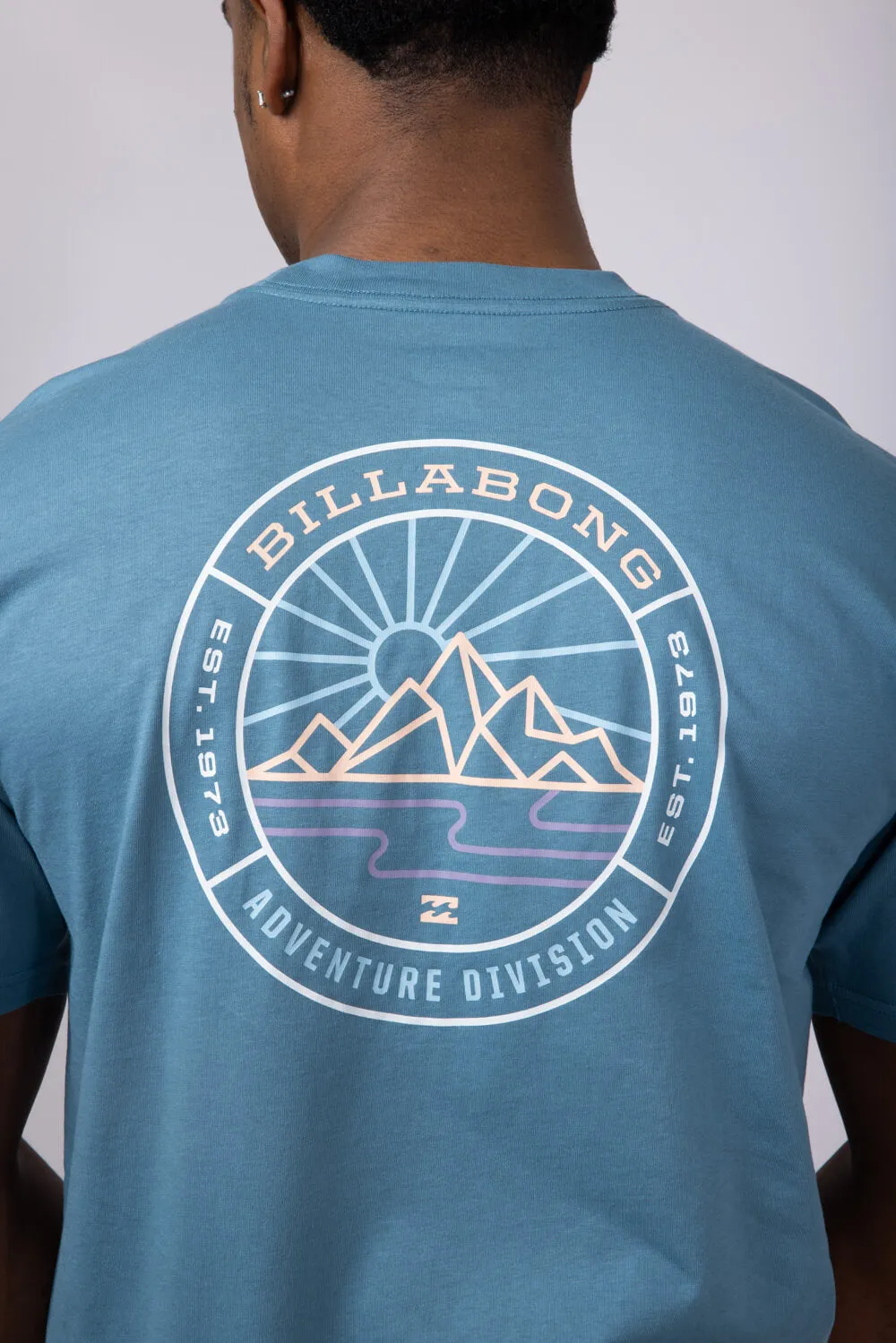 Billabong Rockies Adiv T-Shirt for Men in Glacier Blue | 24A501540-GLB sold by Glik’s product image thumbnail 3