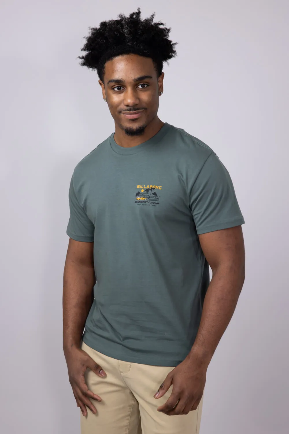 Billabong Palm Springs Premium T-Shirt for Men in Dark Slate | 24A351510-DKA sold by Glik’s product image thumbnail 4