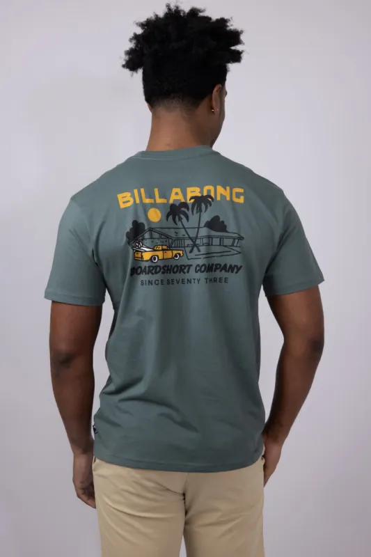 Billabong Palm Springs Premium T-Shirt for Men in Dark Slate | 24A351510-DKA sold by Glik’s