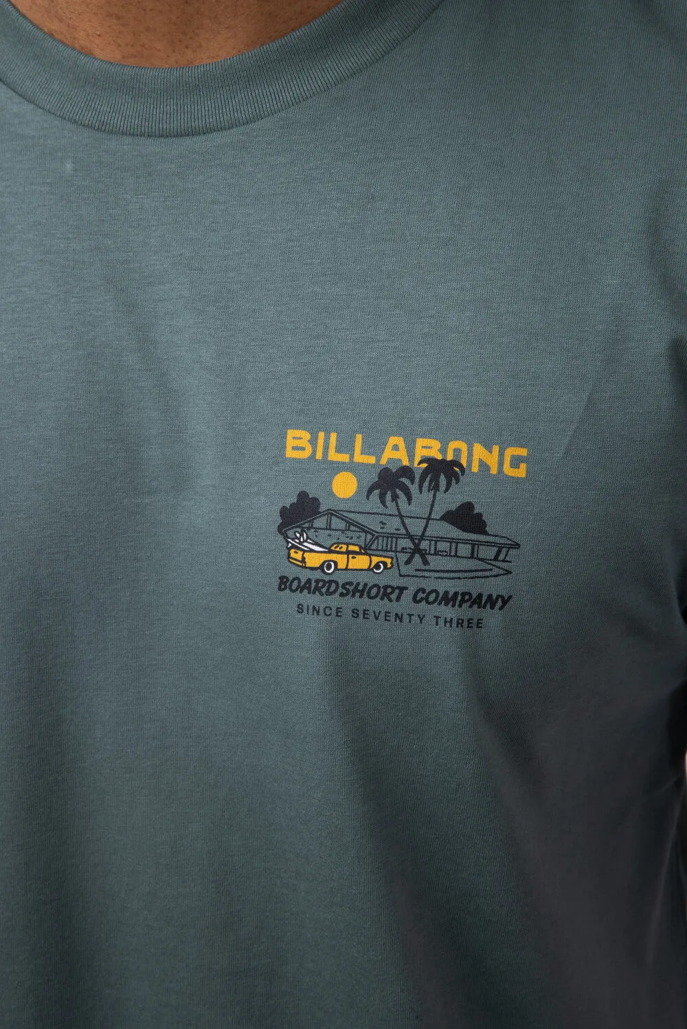 Billabong Palm Springs Premium T-Shirt for Men in Dark Slate | 24A351510-DKA sold by Glik’s product image thumbnail 5