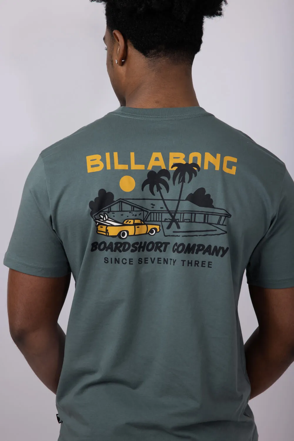 Billabong Palm Springs Premium T-Shirt for Men in Dark Slate | 24A351510-DKA sold by Glik’s product image thumbnail 3