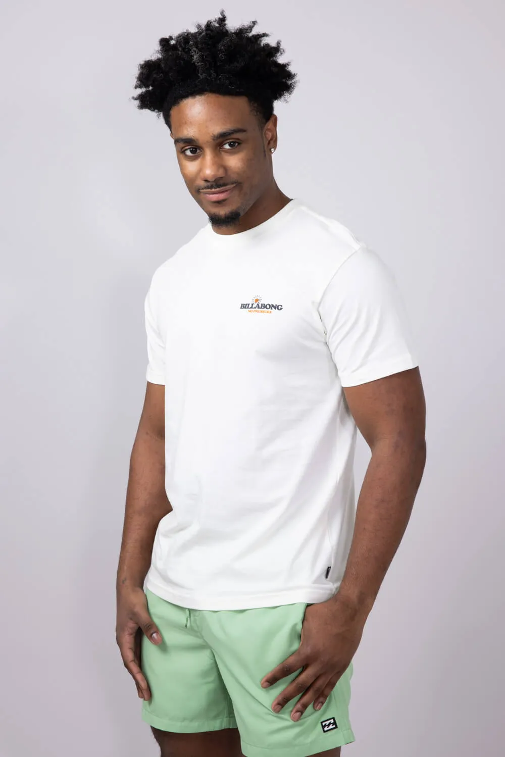 Billabong No Pressure Premium T-Shirt for Men in Off White | 24A351514-OFW sold by Glik’s product image thumbnail 2