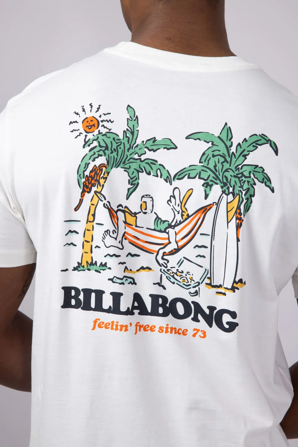 Billabong No Pressure Premium T-Shirt for Men in Off White | 24A351514-OFW sold by Glik’s product image thumbnail 5