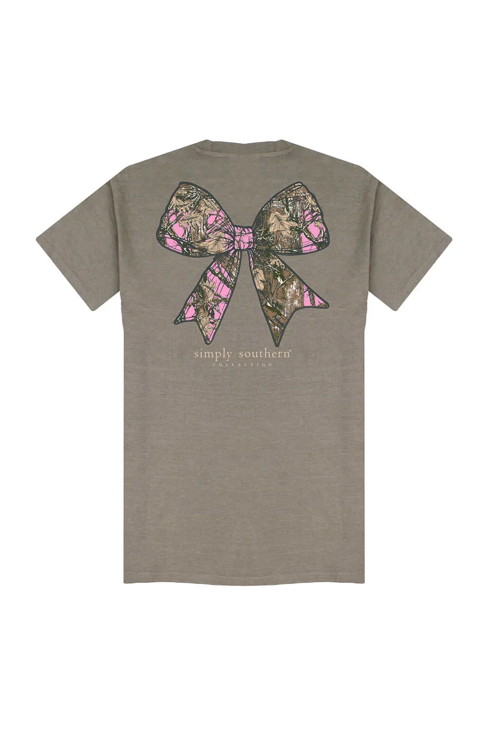Simply Southern Camo Bow T-Shirt for Women in Desert Heather | SS-CAMOBOW-DESERTHTHR sold by Glik’s product image thumbnail 3