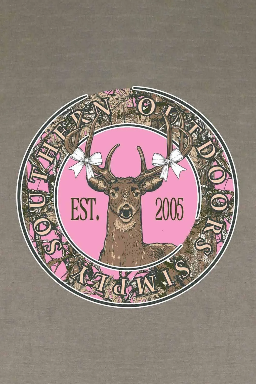 Simply Southern Plus Size Deer Bow T-Shirt for Women in Brown | EXT-SS-DEER-DESERTHTHR sold by Glik’s product image thumbnail 3