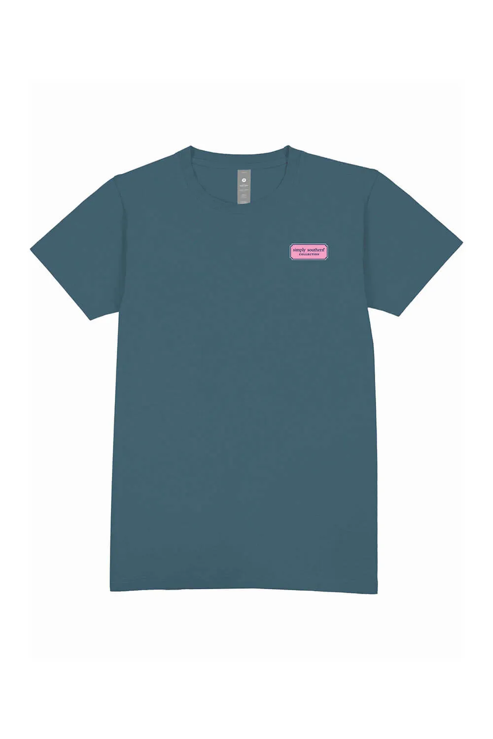 Simply Southern Shell Cross T-Shirt for Women in Comet Blue | SS-SHELLCROSS-COMET sold by Glik’s product image thumbnail 2