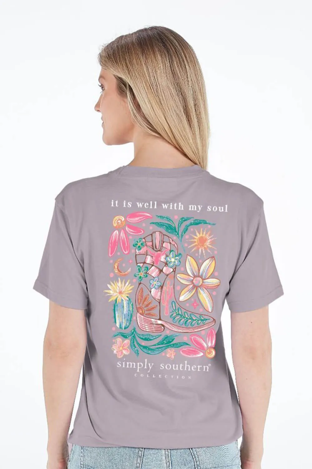 Simply Southern Soul T-Shirt for Women in Purple | SS-SOUL-PARAGON sold by Glik’s