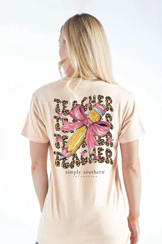 Simply Southern Teacher T-Shirt for Women in Natural | SS-TEACHER-NATURAL sold by Glik’s