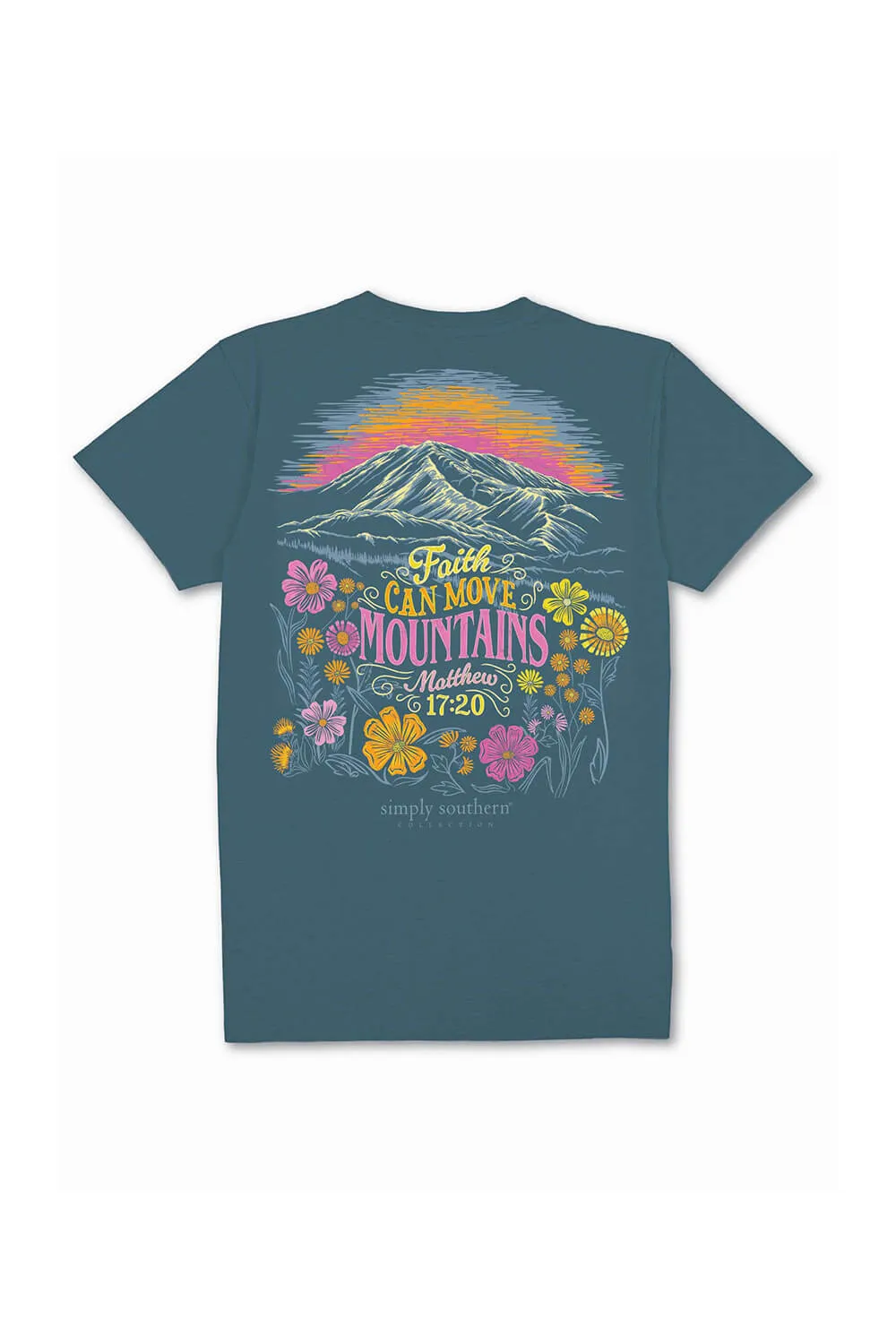 Simply Southern Plus Size Faith Can Move Mountains T-Shirt for Women in Comet | EXT-SS-MOVEMTNS-COMET sold by Glik’s