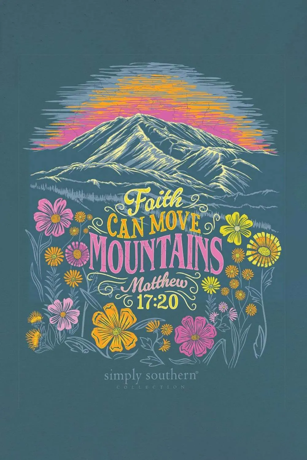 Simply Southern Plus Size Faith Can Move Mountains T-Shirt for Women in Comet | EXT-SS-MOVEMTNS-COMET sold by Glik’s product image thumbnail 3