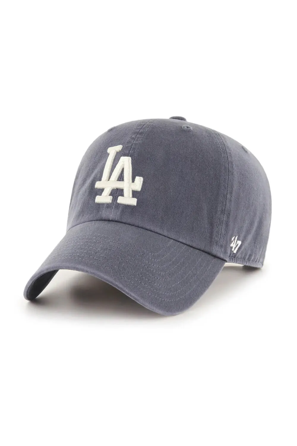 47 Los Angeles Dodgers Clean Up Hat in Vintage Navy | B-RGW12GWS-VN sold by Glik’s