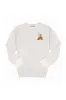 Simply Southern Strawberry Patch Fleece Sweatshirt for Women in Grey | CREW-PATCH-FLURRY sold by Glik’s