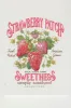 Simply Southern Strawberry Patch Fleece Sweatshirt for Women in Grey | CREW-PATCH-FLURRY sold by Glik’s