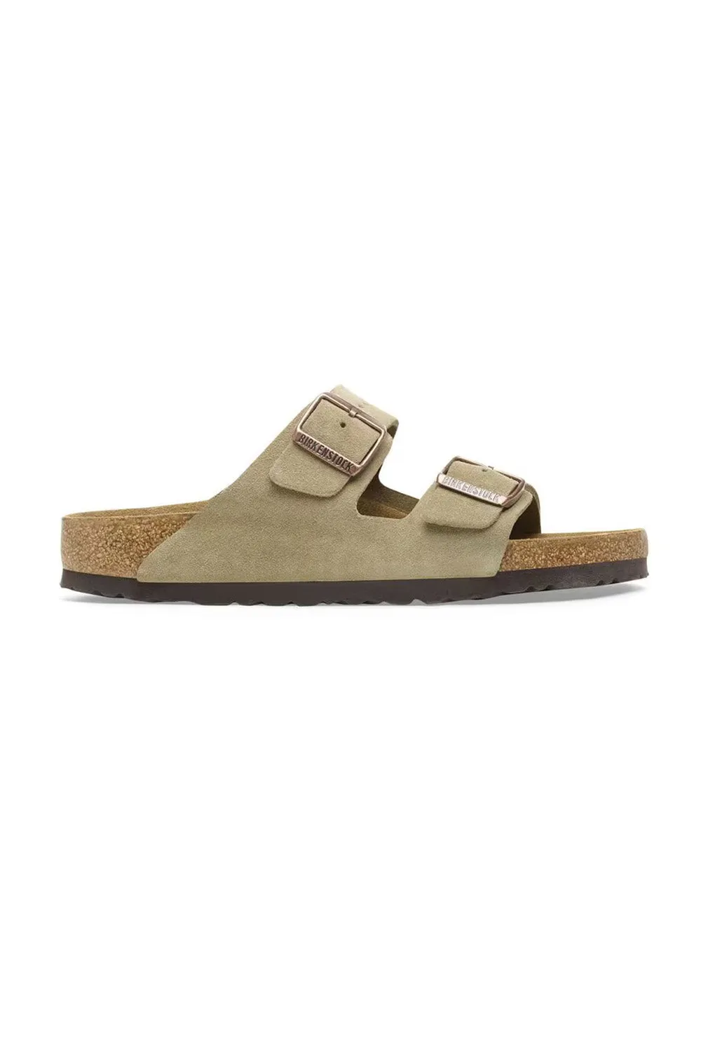 Birkenstock Arizona Suede Leather Sandals for Women in Taupe | 51463 sold by Glik’s product image thumbnail 3