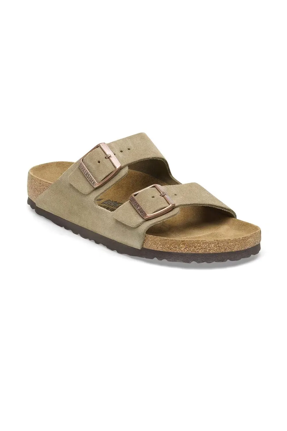 Birkenstock Arizona Suede Leather Sandals for Women in Taupe | 51463 sold by Glik’s product image thumbnail 2